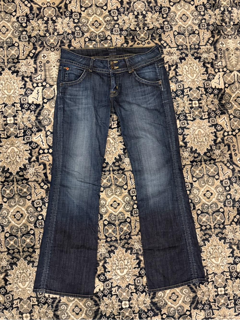 Vintage Low-Rise Hudson Jeans Women's Flare Jeans